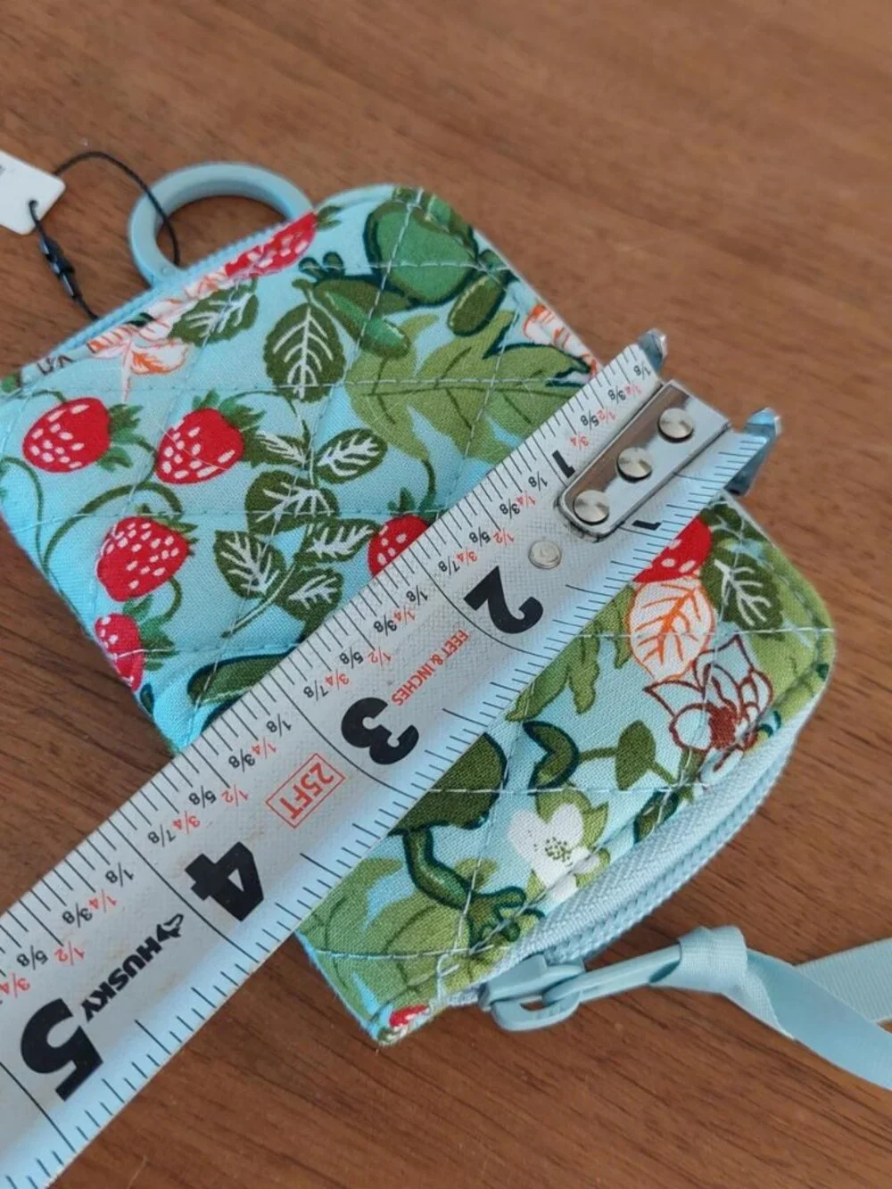vera bradley frogberry garden wallet Strawberry and frog print purse with green